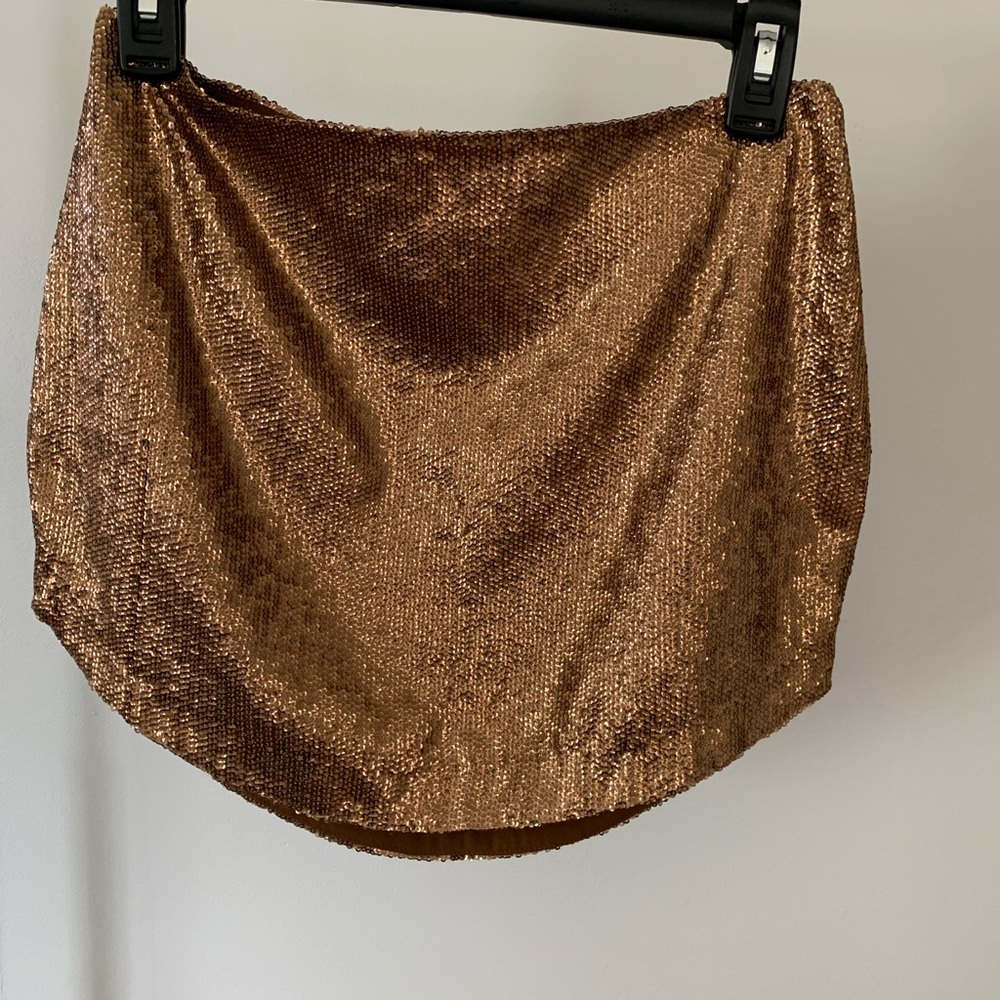 Urban Outfitters sequin mini skirt 0